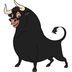 How to Draw Ferdinand the Bull Step by Step