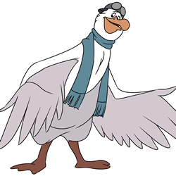 How to Draw Orville from The Rescuers Step by Step