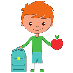 How to Draw a School Boy Step by Step