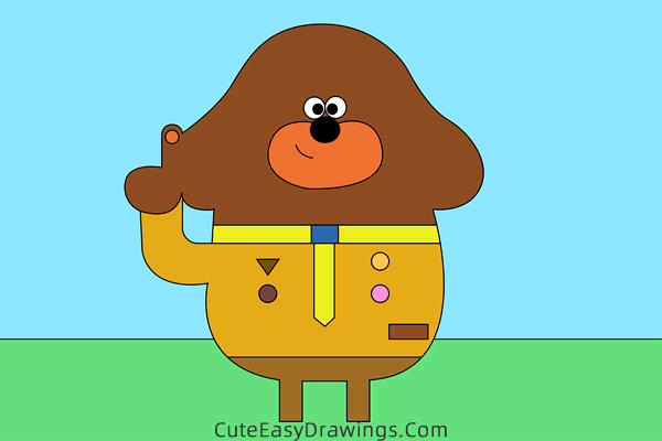 how to draw duggee - www.cuteeasydrawings.com