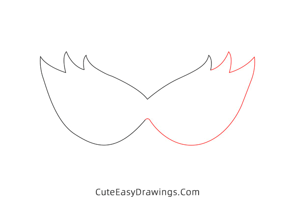 how to draw a party mask - www.cuteeasydrawings.com