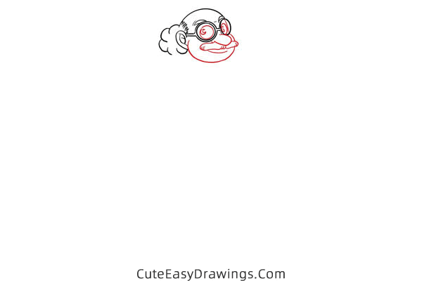 how to draw hiroshi agasa from detective conan - www.cuteeasydrawings.com