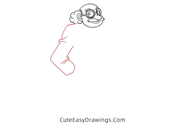 how to draw hiroshi agasa from detective conan - www.cuteeasydrawings.com