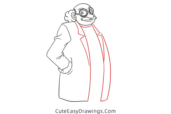 how to draw hiroshi agasa from detective conan - www.cuteeasydrawings.com