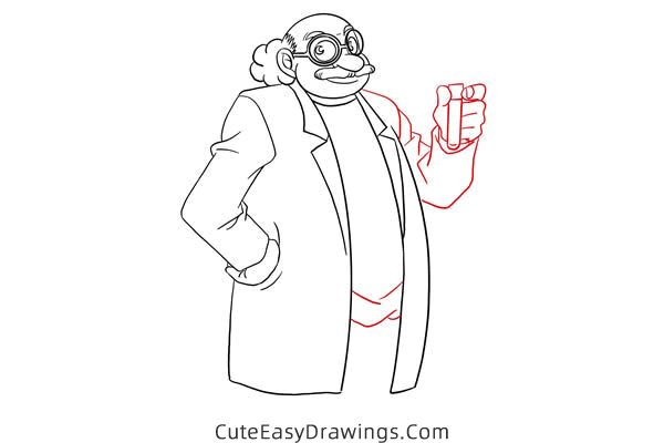 how to draw hiroshi agasa from detective conan - www.cuteeasydrawings.com