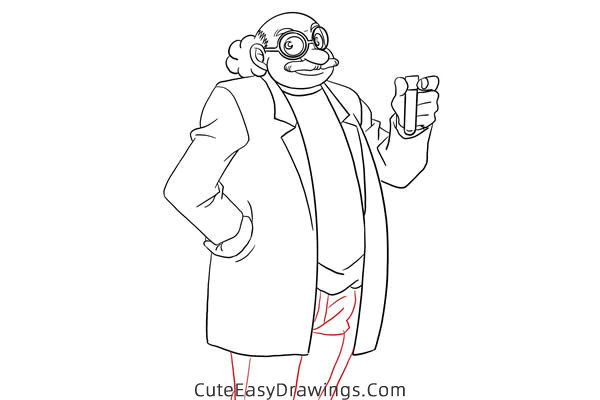 how to draw hiroshi agasa from detective conan - www.cuteeasydrawings.com