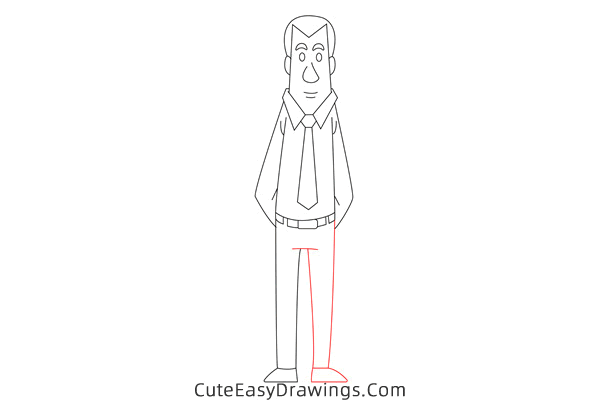 how to draw a man - www.cuteeasydrawings.com