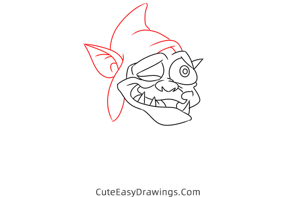 how to draw creeper from the black cauldron - www.cuteeasydrawings.com