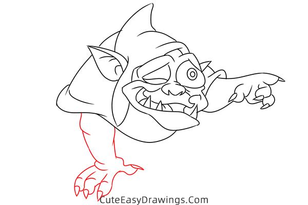 how to draw creeper from the black cauldron - www.cuteeasydrawings.com