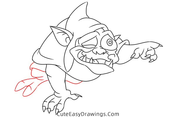 how to draw creeper from the black cauldron - www.cuteeasydrawings.com