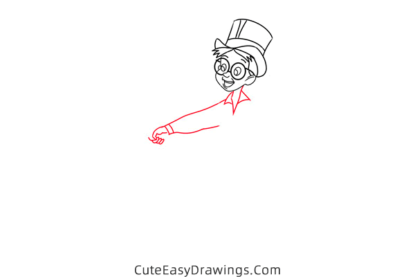 how to draw john darling from peter pan - www.cuteeasydrawings.com