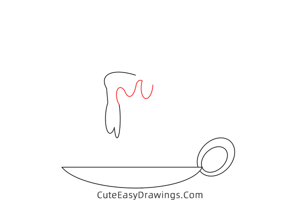 how to draw a candle easy - www.cuteeasydrawings.com