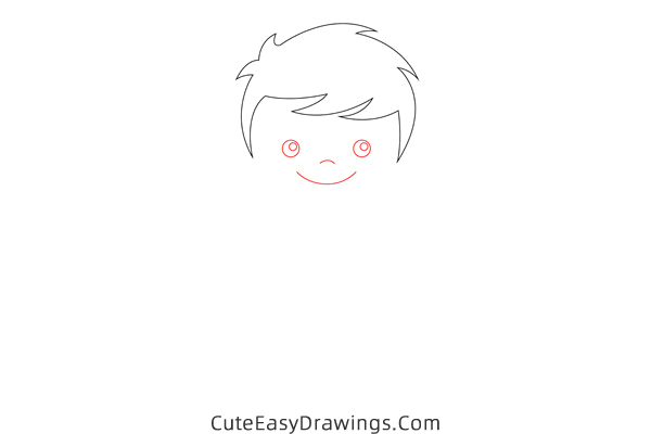 how to draw a school boy - www.cuteeasydrawings.com