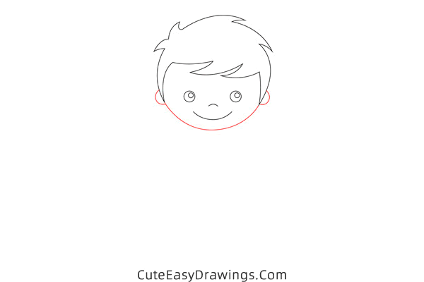 how to draw a school boy - www.cuteeasydrawings.com