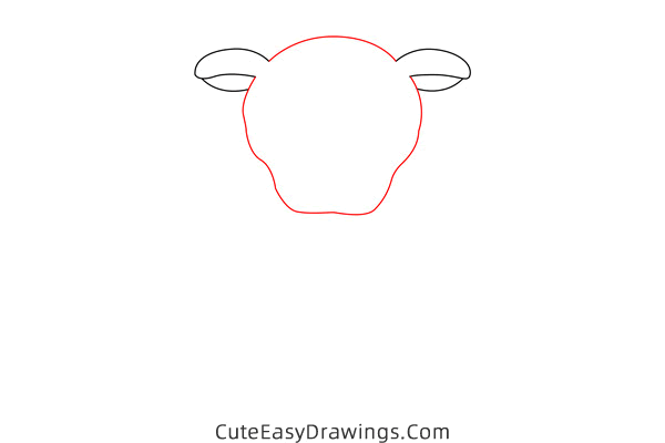 how to draw a sitting dog - www.cuteeasydrawings.com