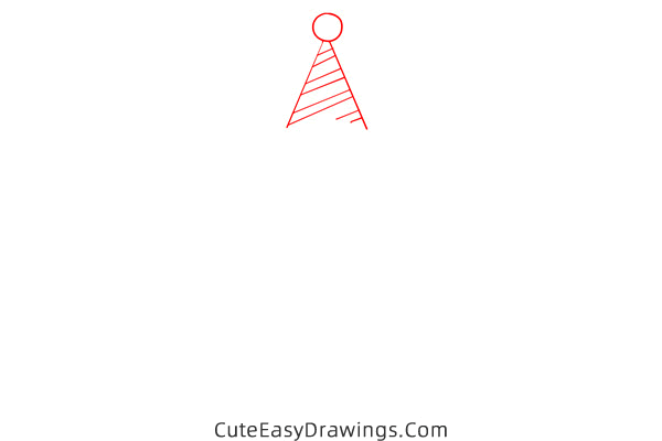 how to draw a happy birthday elephant - www.cuteeasydrawings.com