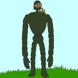 How to Draw the Robot from Castle in the Sky Step by Step