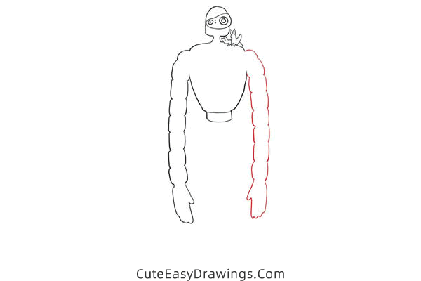 how to draw the robot from castle in the sky - www.cuteeasydrawings.com