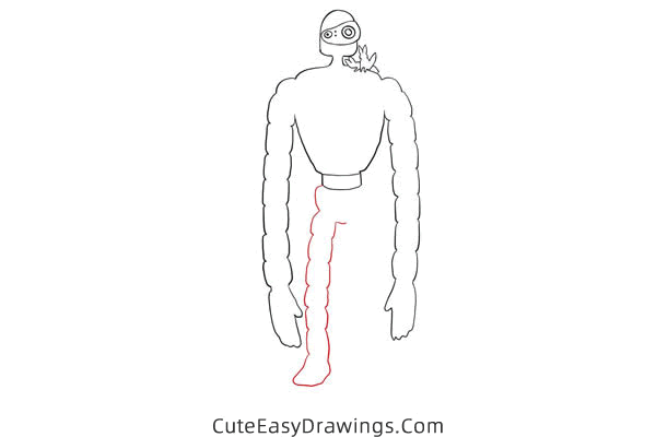 how to draw the robot from castle in the sky - www.cuteeasydrawings.com