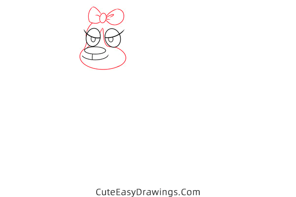 how to draw cookie from pound puppies - www.cuteeasydrawings.com