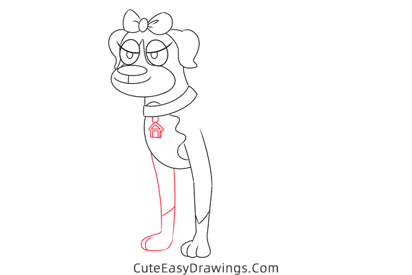 how to draw cookie from pound puppies - www.cuteeasydrawings.com