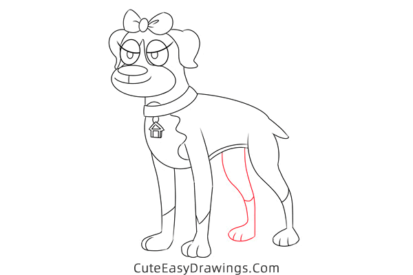 how to draw cookie from pound puppies - www.cuteeasydrawings.com