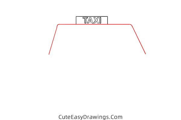 how to draw a cab - www.cuteeasydrawings.com