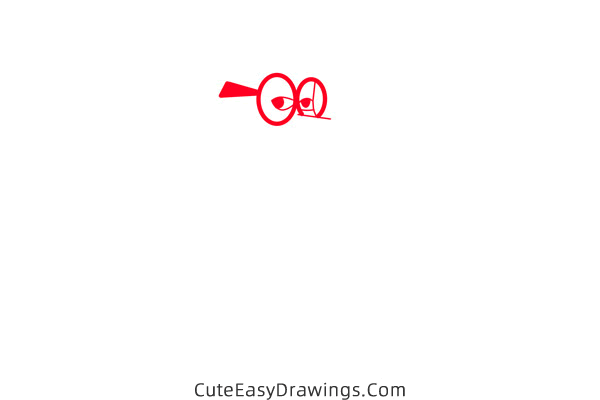 how to draw mr peabody - www.cuteeasydrawings.com