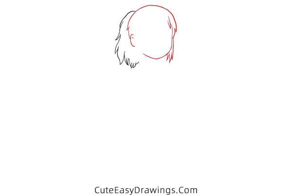 how to draw chihiro ogino - www.cuteeasydrawings.com