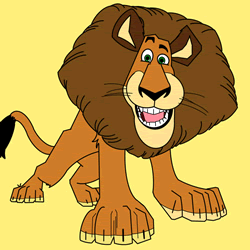 How to Draw Alex from Madagascar Step by Step