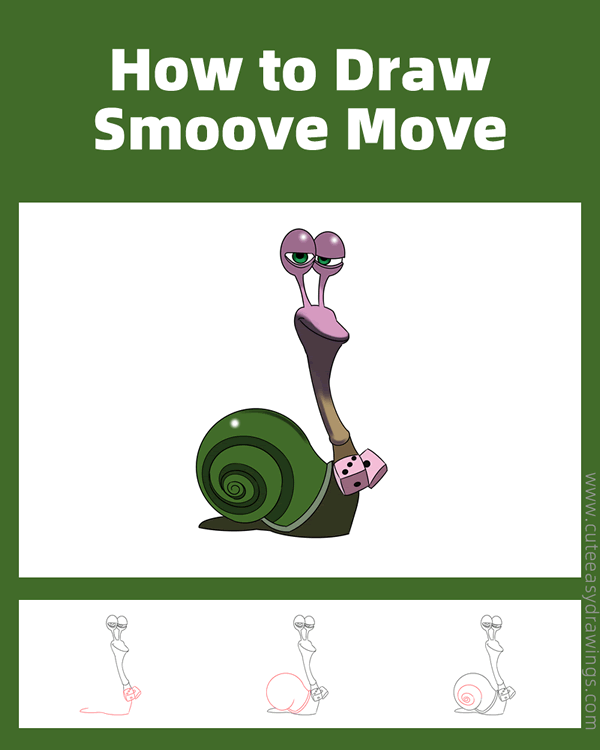 how to draw smoove move from turbo - www.cuteeasydrawings.com