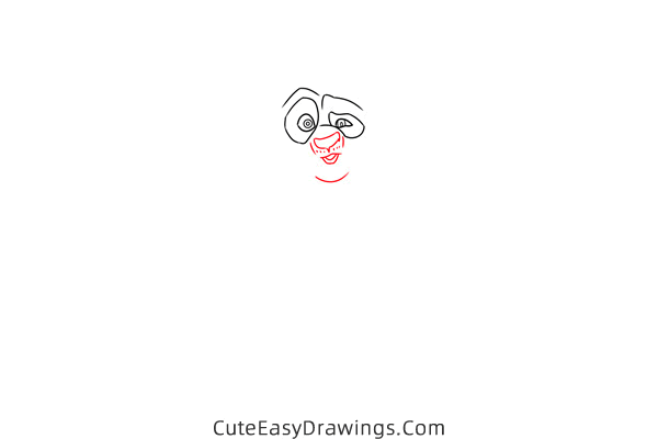 how to draw kung fu panda easy - www.cuteeasydrawings.com