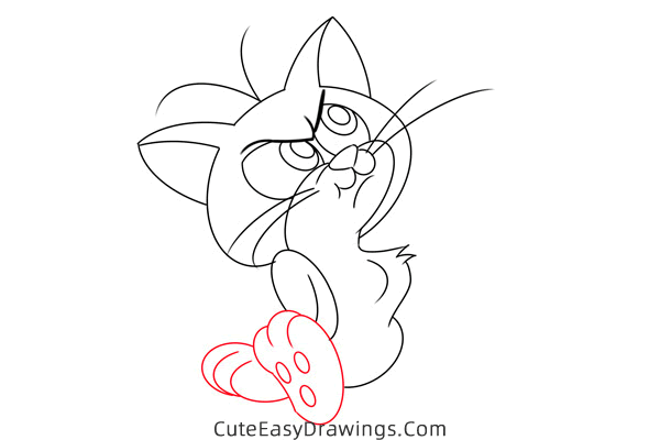 how to draw robespierre the cat from gay purr ee - www.cuteeasydrawings.com