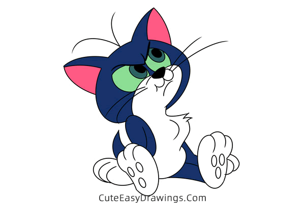 how to draw robespierre the cat from gay purr ee - www.cuteeasydrawings.com