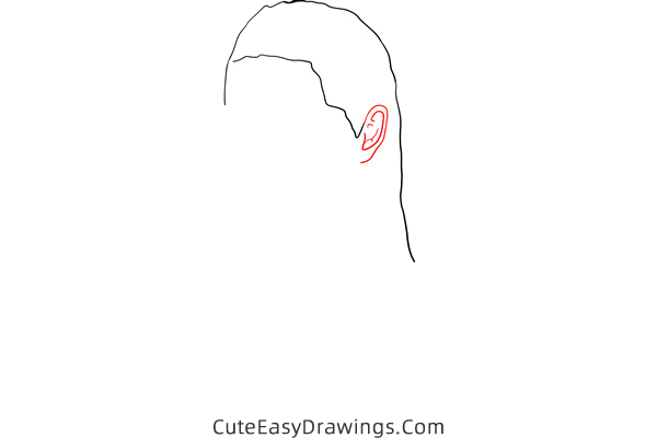 how to draw angelina jolie - www.cuteeasydrawings.com
