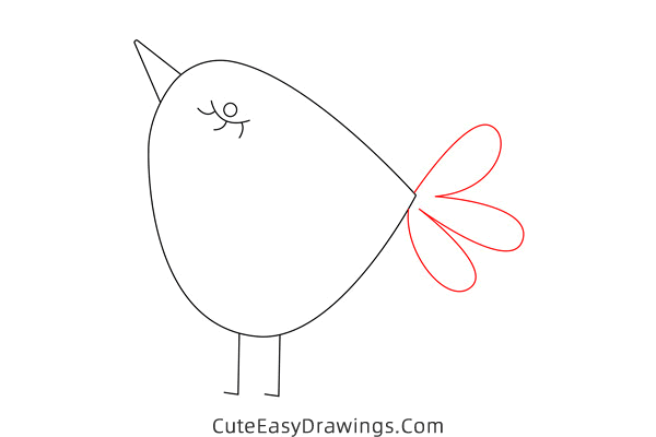 how to draw a bird easy - www.cuteeasydrawings.com