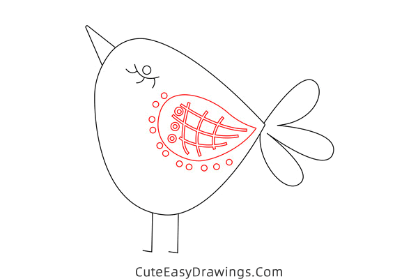 how to draw a bird easy - www.cuteeasydrawings.com
