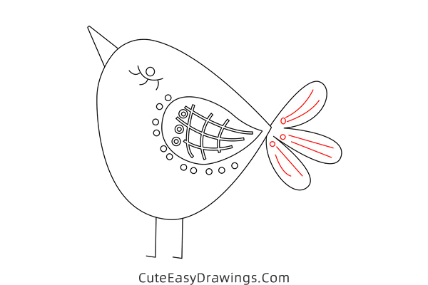 how to draw a bird easy - www.cuteeasydrawings.com
