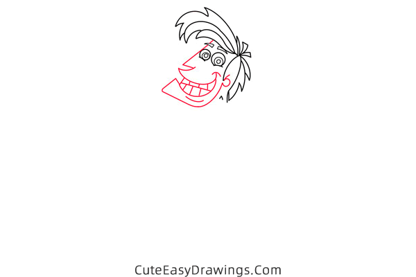 how to draw george of the jungle - www.cuteeasydrawings.com