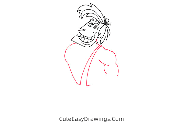 how to draw george of the jungle - www.cuteeasydrawings.com