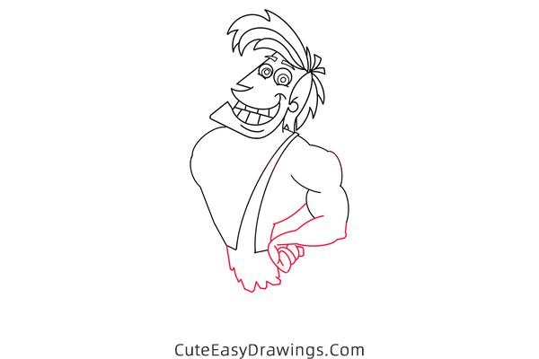 how to draw george of the jungle - www.cuteeasydrawings.com