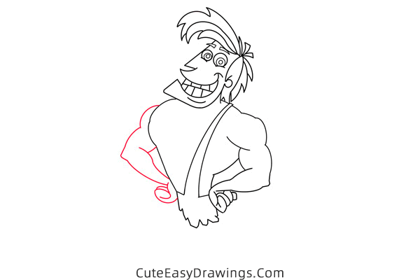 how to draw george of the jungle - www.cuteeasydrawings.com