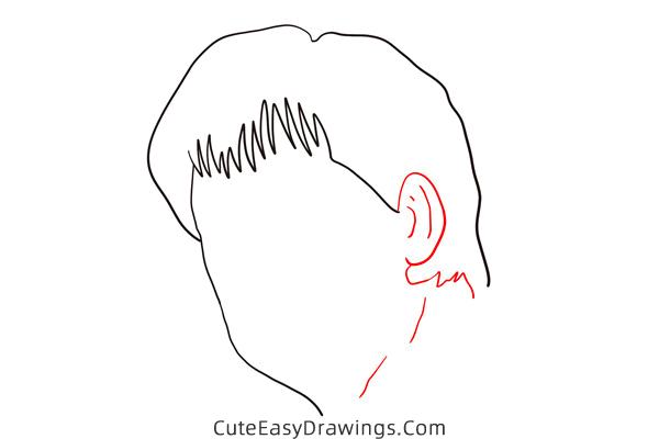 how to draw angela merkel - www.cuteeasydrawings.com