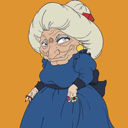 How to Draw Yubaba from Spirited Away Step by Step