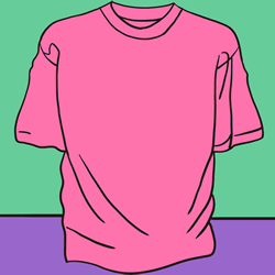 How to Draw a T-shirt Easy Step by Step