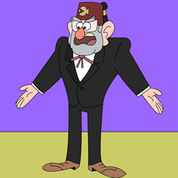 How to Draw Stan Pines from Gravity Falls Step by Step