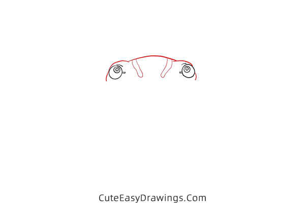 how to draw aogaeru from spirited away - www.cuteeasydrawings.com