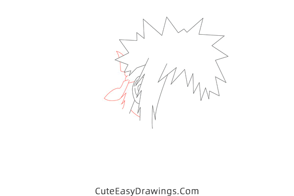 how to draw minato namikaze from naruto - www.cuteeasydrawings.com