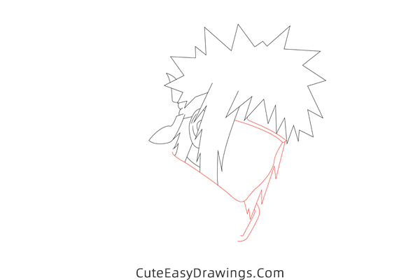 how to draw minato namikaze from naruto - www.cuteeasydrawings.com