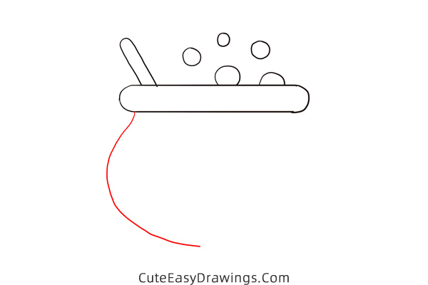 how to draw a witchs pot - www.cuteeasydrawings.com